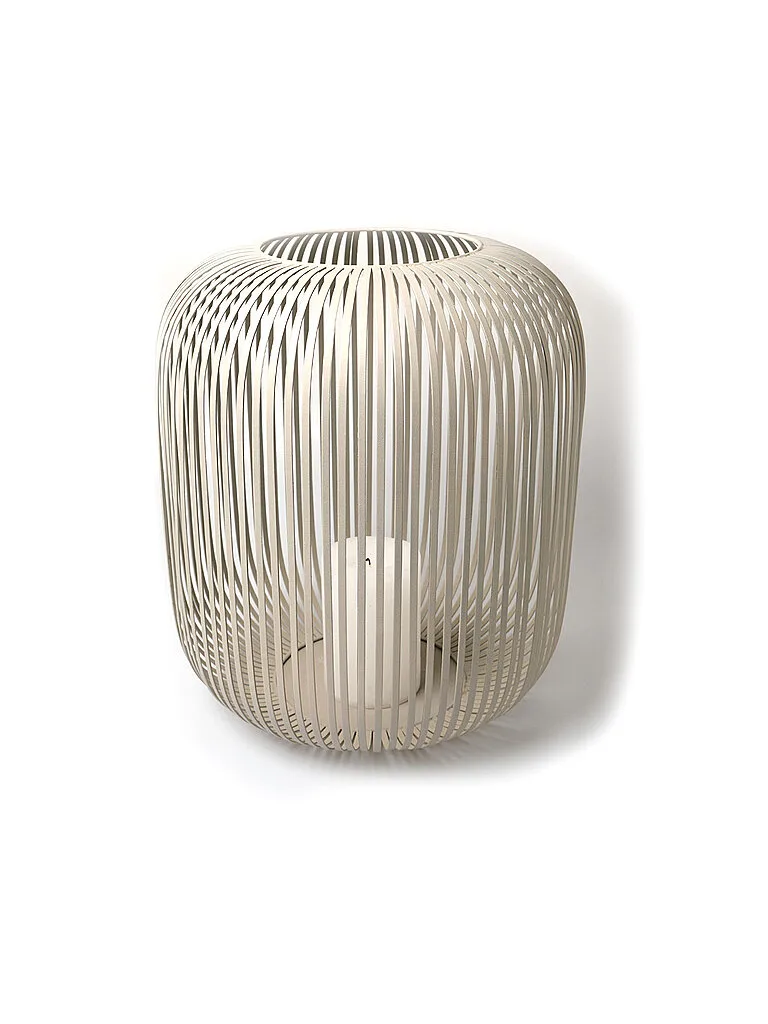 Lanterna LIG Media 35,5x30cm Grigio Elefante grigio chiaro - Fynch-Hatton - FashionsVida