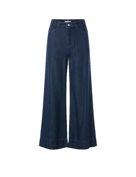 Jean Jambe Large bleu 28/L32 - Richroyal - FashionsVida