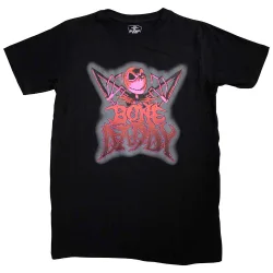Unisex The Nightmare Before Christmas Bone Daddy T-Shirt in Black Size: Small - Black - Size: S
