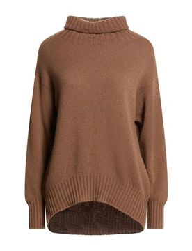 Rollkragenpullover Damen Braun M,S,XS Damen