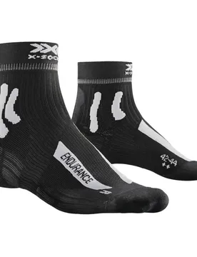 Calzini Endurance .0 Opal Black / Arctic White EU 35-38