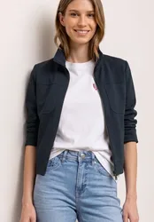 Jacke mit Zipper und Brusttaschen female Blau
