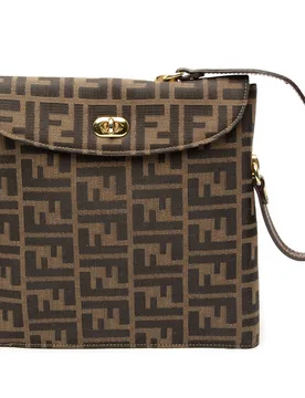 Zucca Canvas Handbag - Fendi - FashionsVida