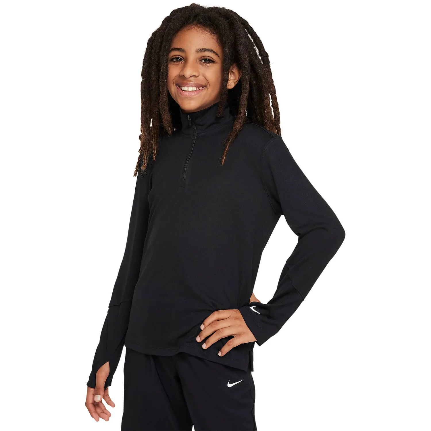 Golf Layer Junior Multi 1/2-Zip, schwarz l - Nike - FashionsVida