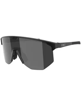 Vielseitige Sonnenbrille Hero Small Matt Black Smoke w Silver Mirror schwarz - Bliz - FashionsVida