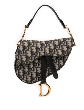 Mini Oblique Canvas Saddle Bag - Dior - FashionsVida