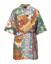 Mini-Kleid Damen Grün 32,34,36,38 Damen
