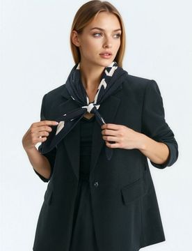Sinsay - Foulard Con Motivo - nero