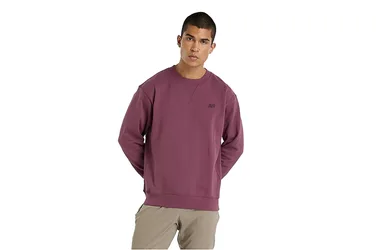 New - Athletics French Terry Crew - Sweatshirt-Crewneck - violett - Herren - Size: M