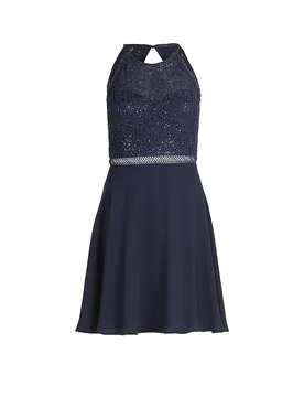 Robe de cocktail bleu marine 36 - Vera Mont - FashionsVida