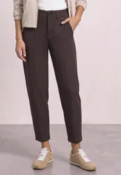 Barrel Leg Hose mit Schnallendetail female Rot