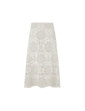 Riani Falda midi crema 44