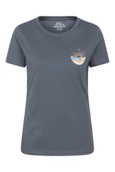 Keswick Printed Womens T-Shirt - Dark Blue - Dark Blue - Size: 10