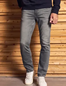 Street One Regular Fit Jeans male Grau