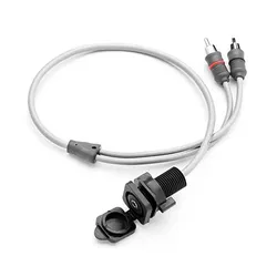 Mini Jack Stereo Cable 3.5 Mm White / Grey One Size unisex