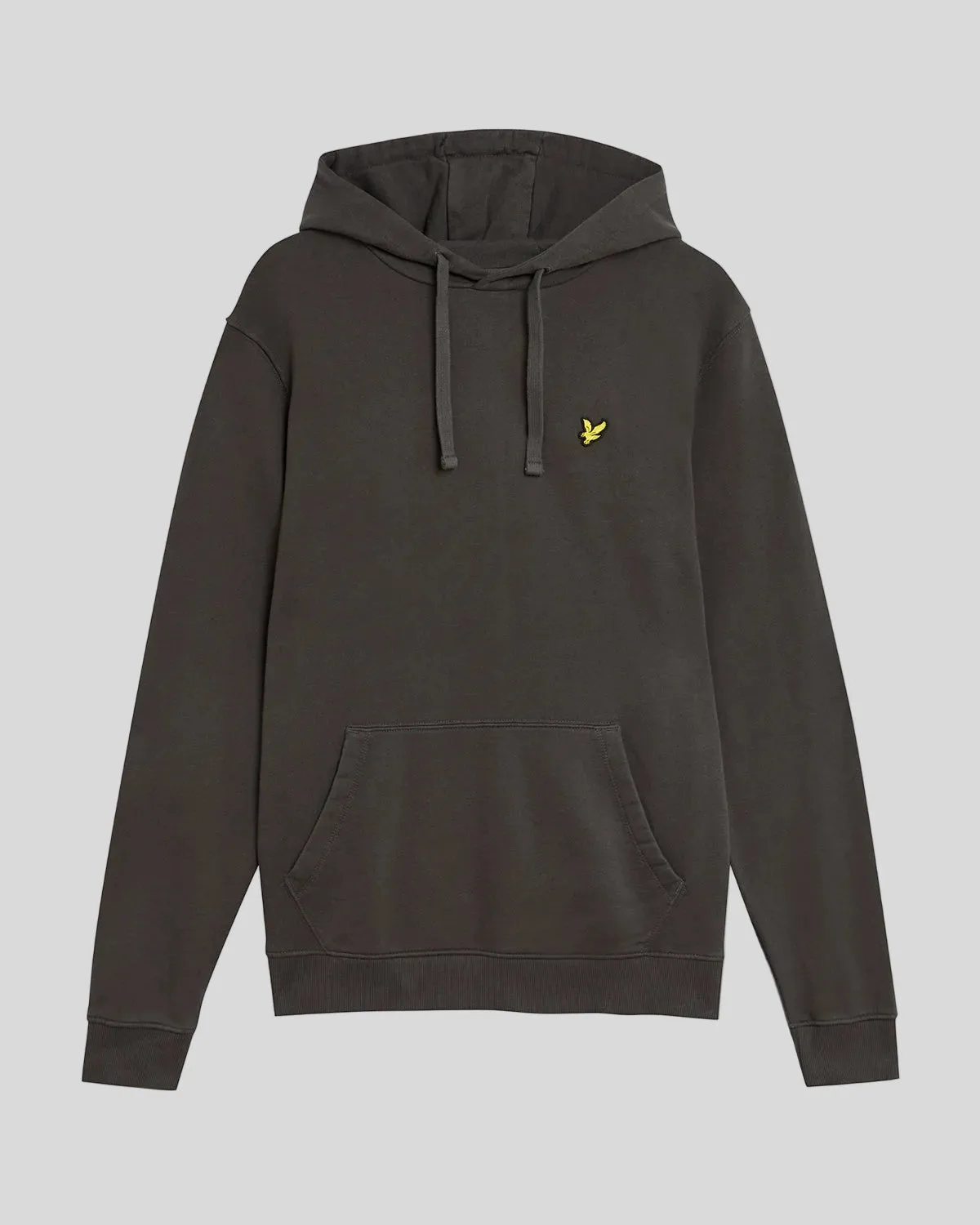 Men's Loopback Cotton Hoodie in Grey - Lyle & Scott - FashionsVida