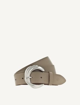 Cintura di pelle beige - 110