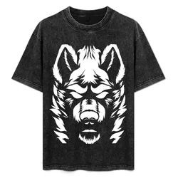 White Wolf T-Shirt Soft Anti-Shrink Cotton Tee