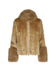 CAIN Jacke in Felloptik beige 42 damen