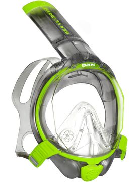 Full face mask sea vu dry l/xl gafas snorkel Verde (L)