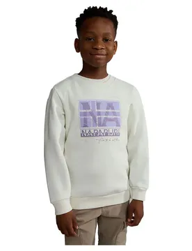 Felpa B-brunt White Whisper 14 Anni
