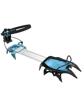 Crampons d'alpinisme - Harfang Alpine Hybrid en Aluminium - Noir - Blue Ice - FashionsVida
