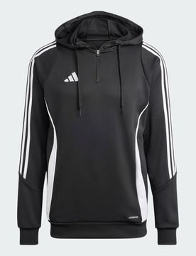Felpa con cappuccio da allenamento Tiro 24 XL Black / White