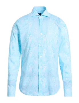 Hemd Herren Tūrkis 38,39,40,43 Herren - Fedeli - FashionsVida