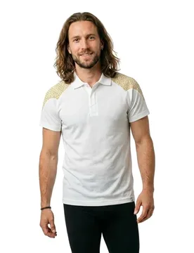 Polo à Manches Courtes Food & Care 20083 White / Curry Gold 6XL - MASCOT - FashionsVida