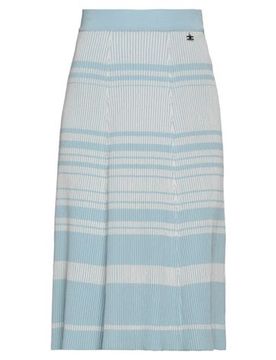 Midi-Rock Damen Himmelblau 34 Damen