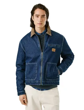 Veste En Jean Workwear Denim Dark Blue XL - Pepe jeans - FashionsVida