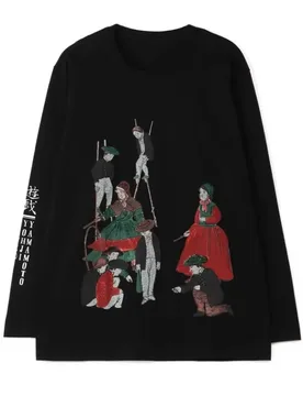 Design Yamamoto-Style Oversized for Womens Chemise Homme Original Black Long Sleeve T Shirt Unisex Dark Fashion Casual Wear - Aliexpress - FashionsVida