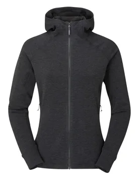 Nexus Hoody Fleecejacke Damen L Black - Rab - FashionsVida