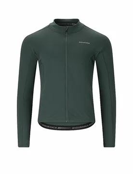 Maglia da ciclismo invernale da uomo Megah verde scuro M - Endurance - FashionsVida
