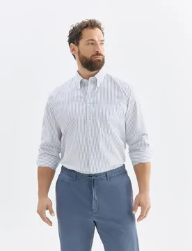 Camisa sport hombre de manga larga tallas grandes - Emidio Tucci - FashionsVida