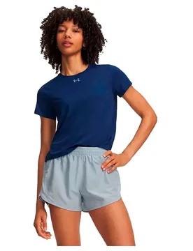 Velociti Pro Short Sleeve T-shirt Blue / Reflective M Women - Under armour - FashionsVida