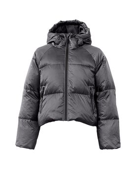 Chaqueta acolchada de plumón EMMA gris S