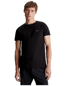 T-shirt nera stretch slim fit K10K112724