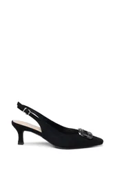 Women's Tierney' Stiletto Heel Slingback Shoes in Black Size: 9 - Black - Size: 9