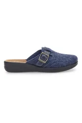 Pantofole blu con fibbia e plantare comfort 50 CF 40