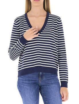 Maglia scollo V BLU NAVY M