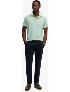 Polo de hombre Classic algodón con lino - Superdry - FashionsVida