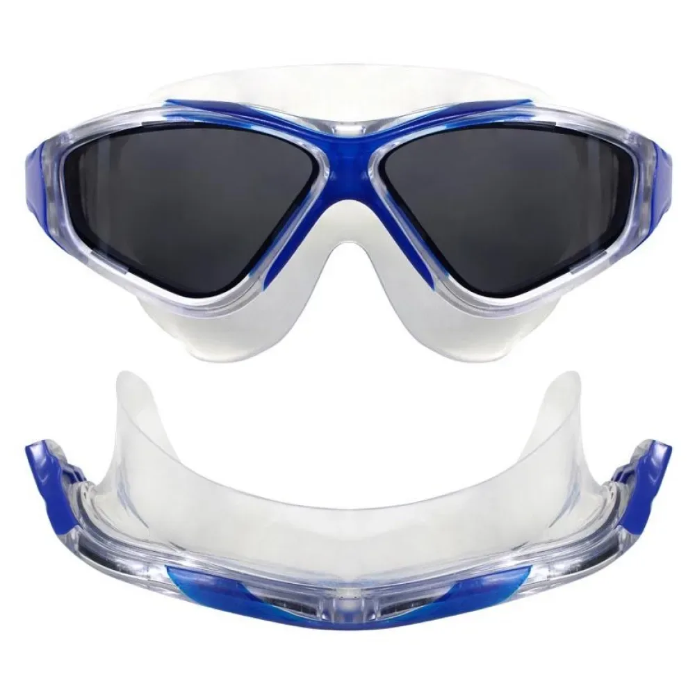 Vision Max Swimming Mask Blue / Clear One Size unisex - Zone3 - FashionsVida