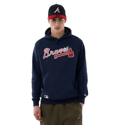 Sweat à Capuche Mlb Regular Atlanta Braves Dark Blue S