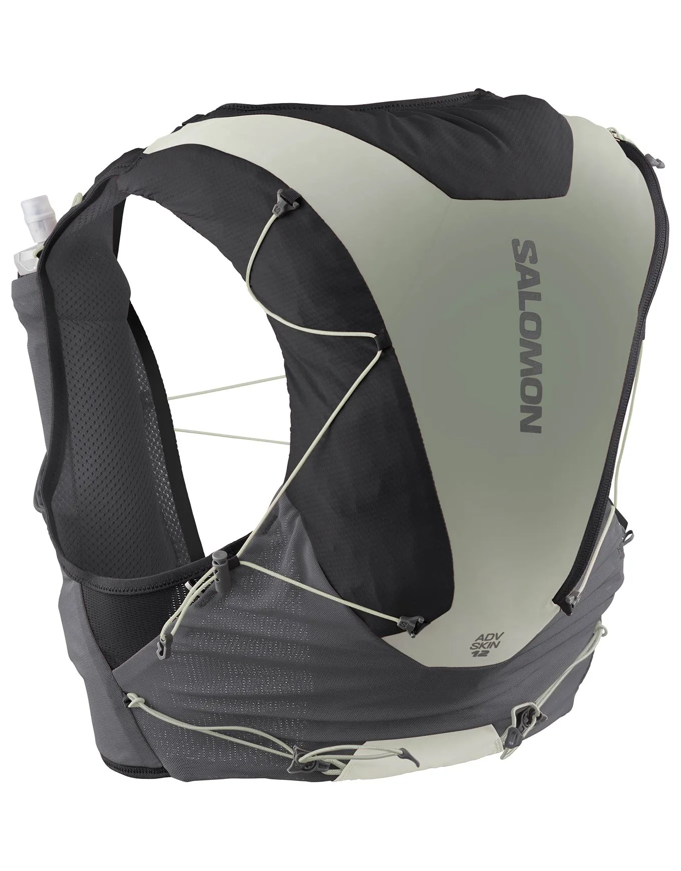 Sac de trail/running - Adv Skin 12 Gradient Set Phantom/Castelrock - Taille XS - Vert - Salomon - FashionsVida