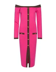 Midi-Kleid Damen Fuchsia 36,38,42 Damen