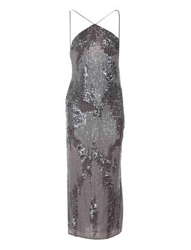 Patrizia Pepe Vestito lungo grigio