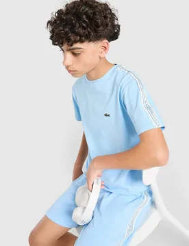 Maglia Tape Junior - Blu, blu blu Bambino taglia 8Y - Lacoste - FashionsVida