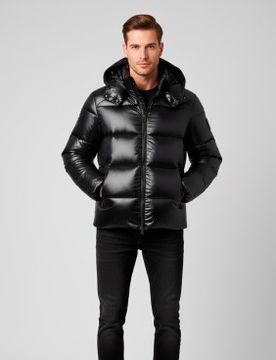 Para hombre. D31280M-LOVE21 Abrigo Edgard (XXL), Casual, Sostenible, Nylon reciclado
