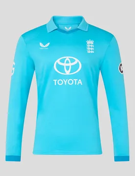 England Cricket Men's 26/27 Odi Pro Long Sleeve Shirt BLUE XL male - Castore - FashionsVida